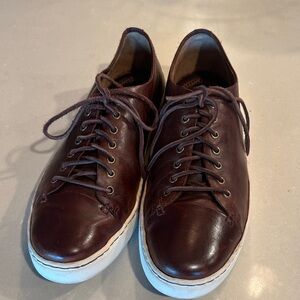 Born Brown Leather Comfort Sneakers